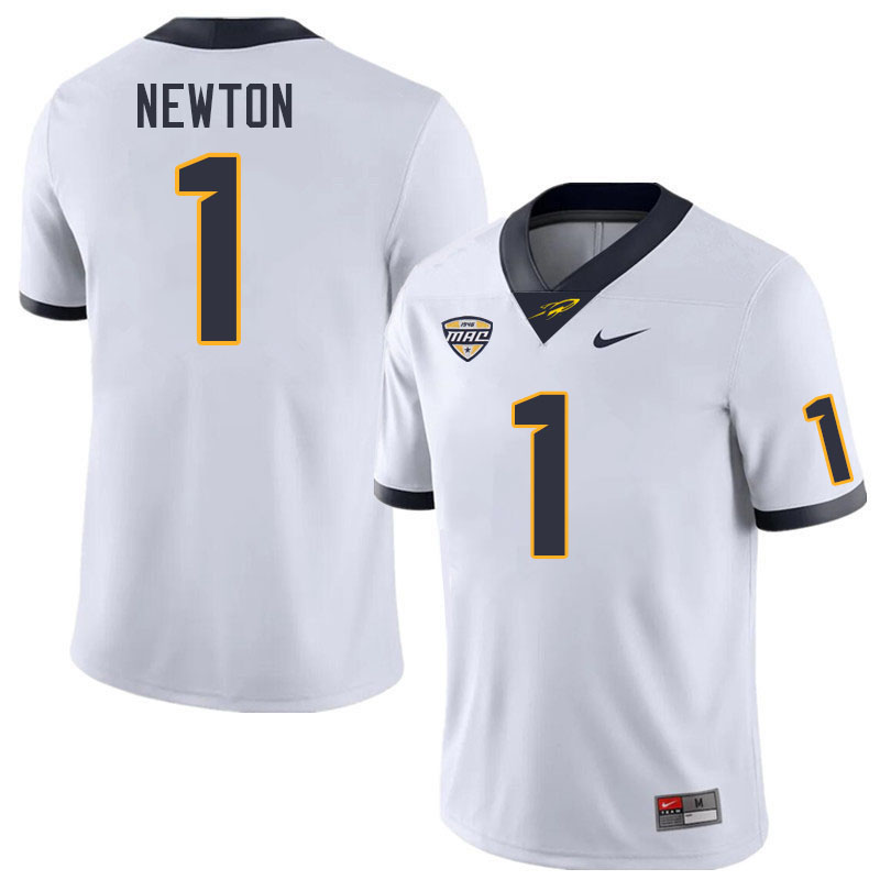 Toledo Rockets #1 Jerjuan Newton College Football Jerseys Stitched Sale-White